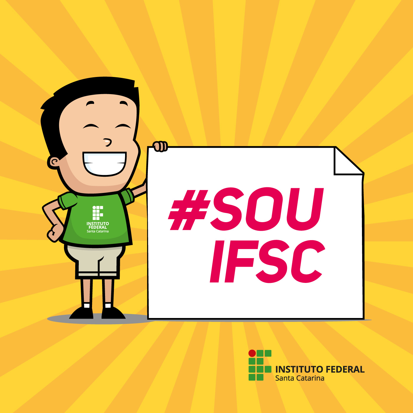 arte da campanha #souIFSC
