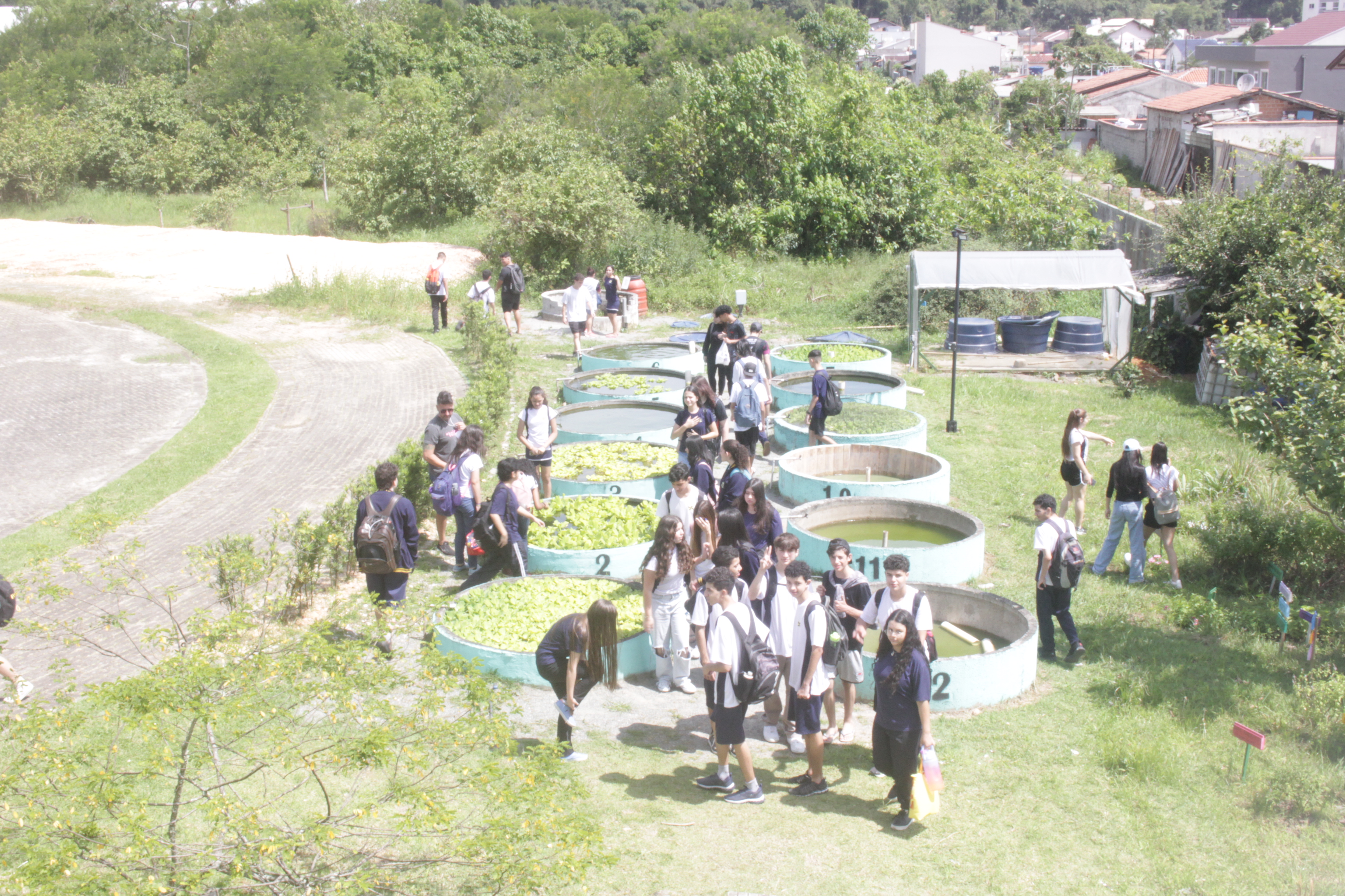 Visita dos alunos ao Câmpus Itajaí