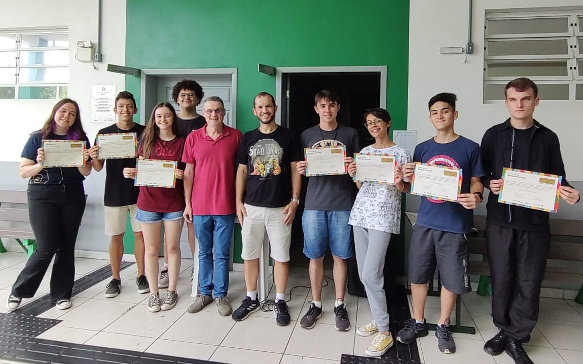 Entrega das menções honrosas da Obmep