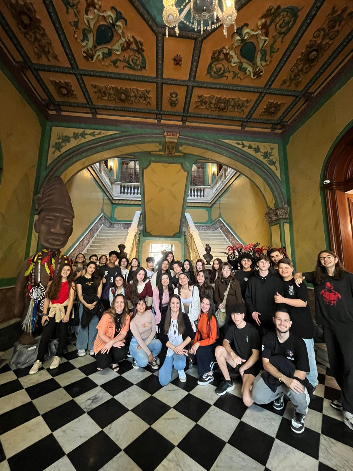 Estudantes do curso técnico integrado em Administração do Câmpus Garopaba