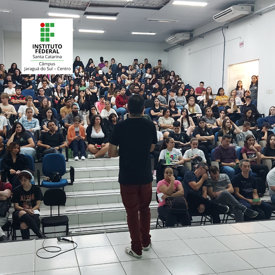 Assembleia de escolha do novo CAC no Câmpus Jaraguá do Sul-Centro.