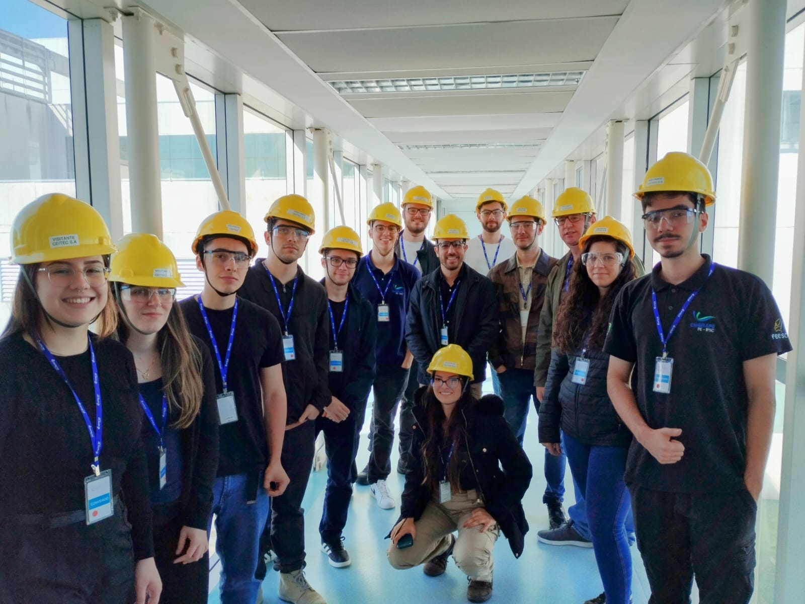 Outro destino da visita foi o Centro Nacional de Tecnologia Eletrônica Avançada em Porto Alegre