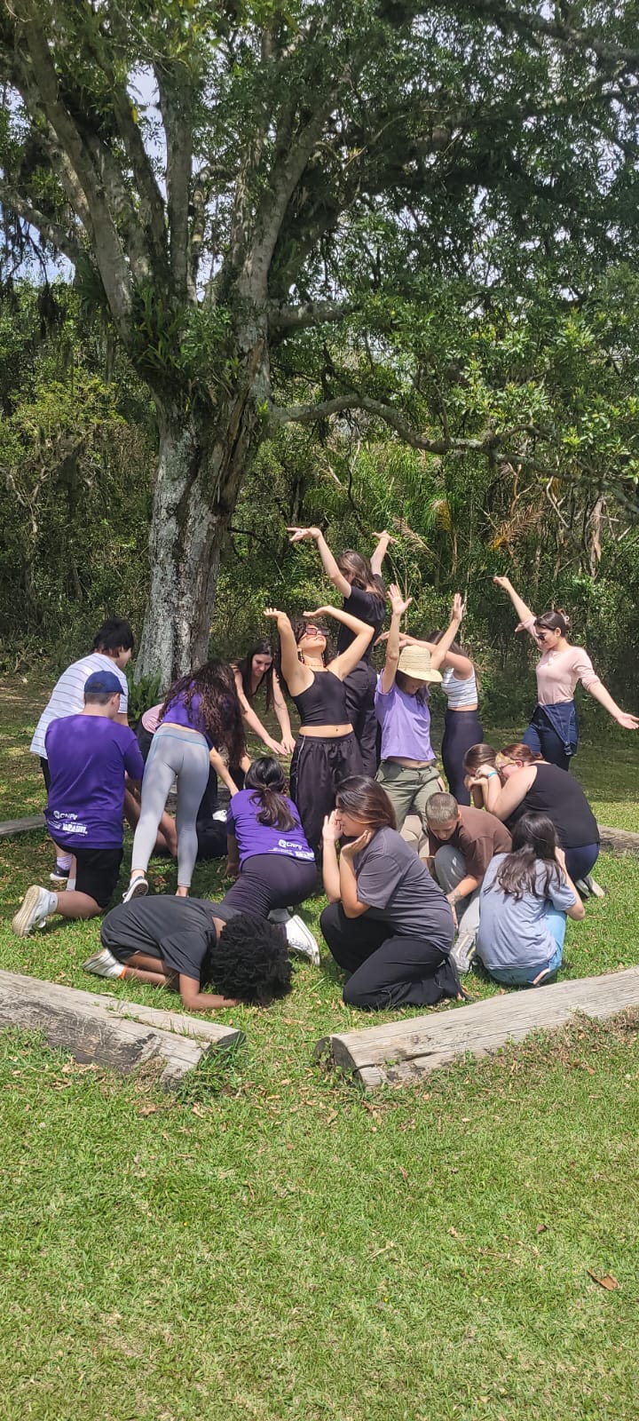 Oficina  no  Centro de Visitantes do Parque Estadual da Serra  do Tabuleiro