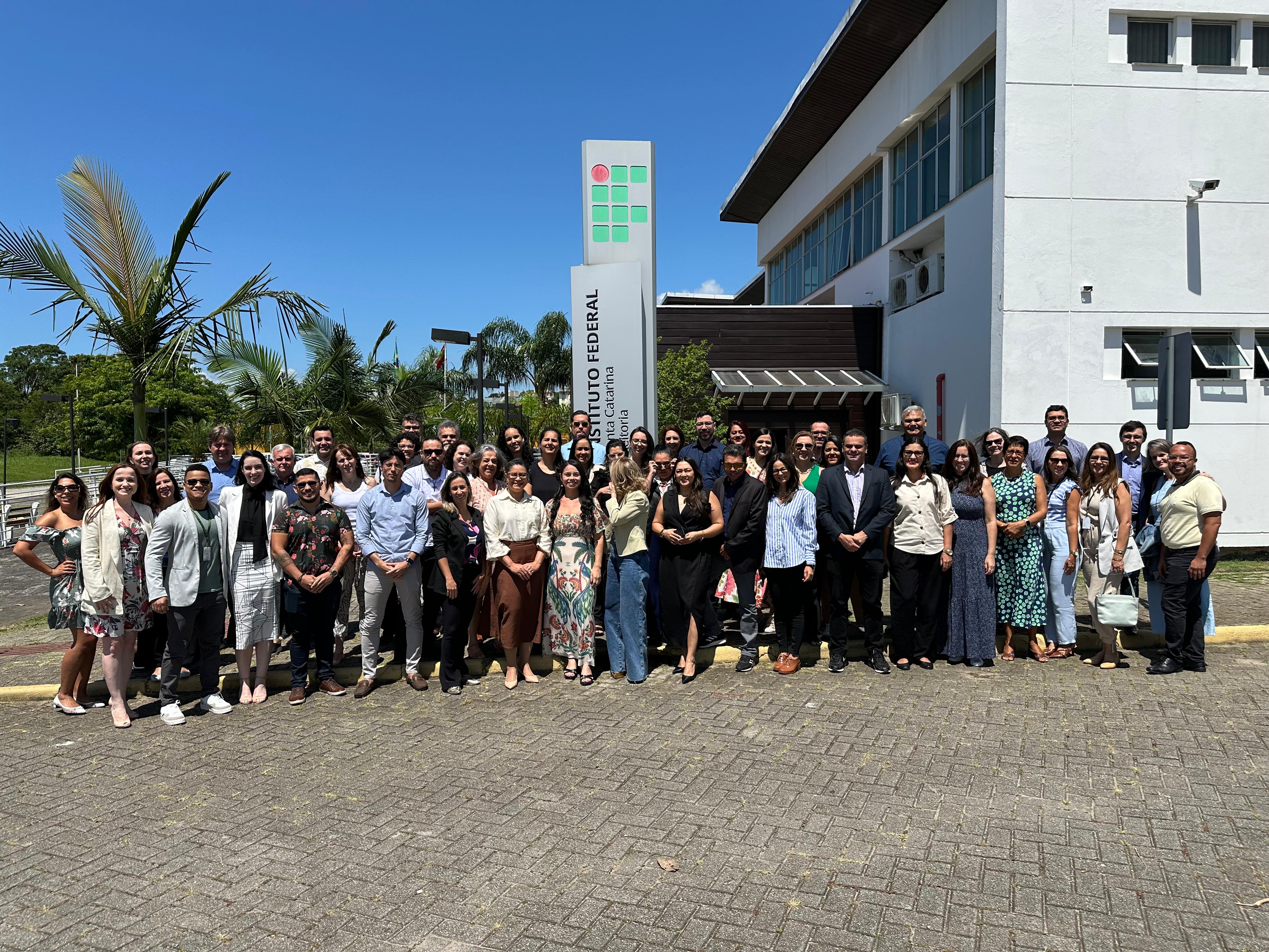 Participantes do evento na Reitoria