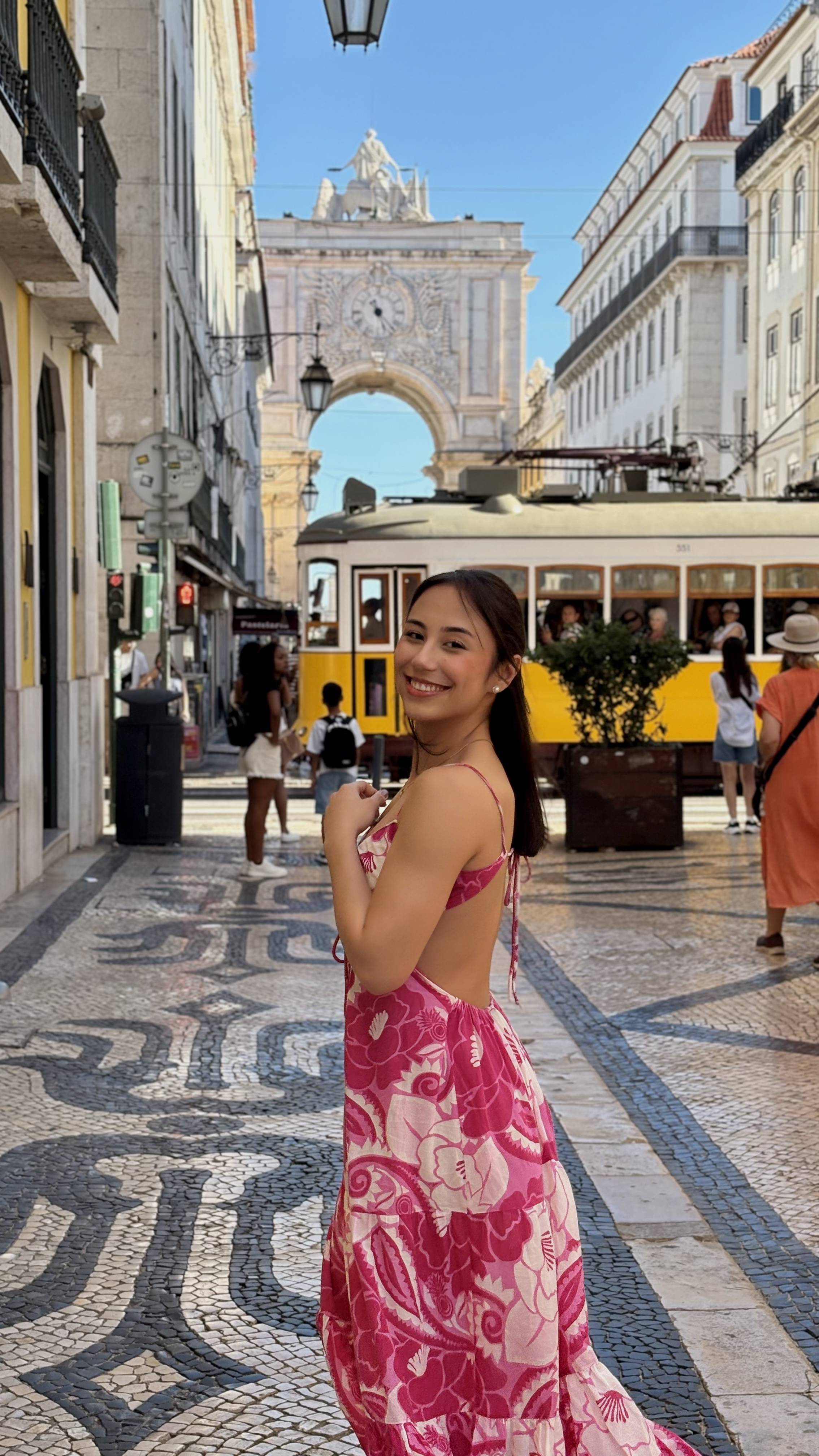Larissa chegou a Portugal na semana passada