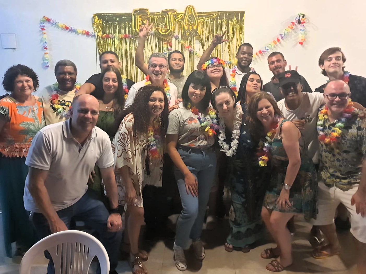 Confraternização de final de ano da turma Proeja/Técnico em Eletromecânica