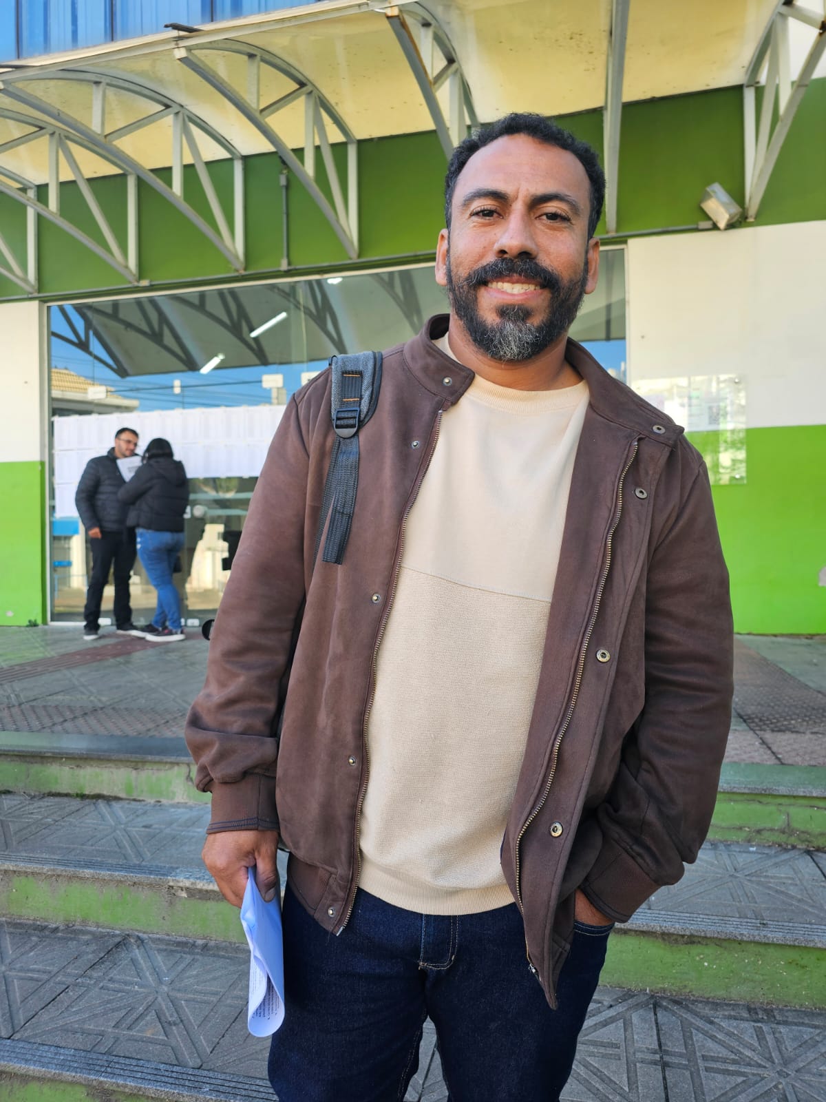 Funcionários dos Correiros, Pedro fez o exame para o curso de Segurança do Trabalho em Florianópolis porque vê na área um mercado promissor para uma carreira profissional