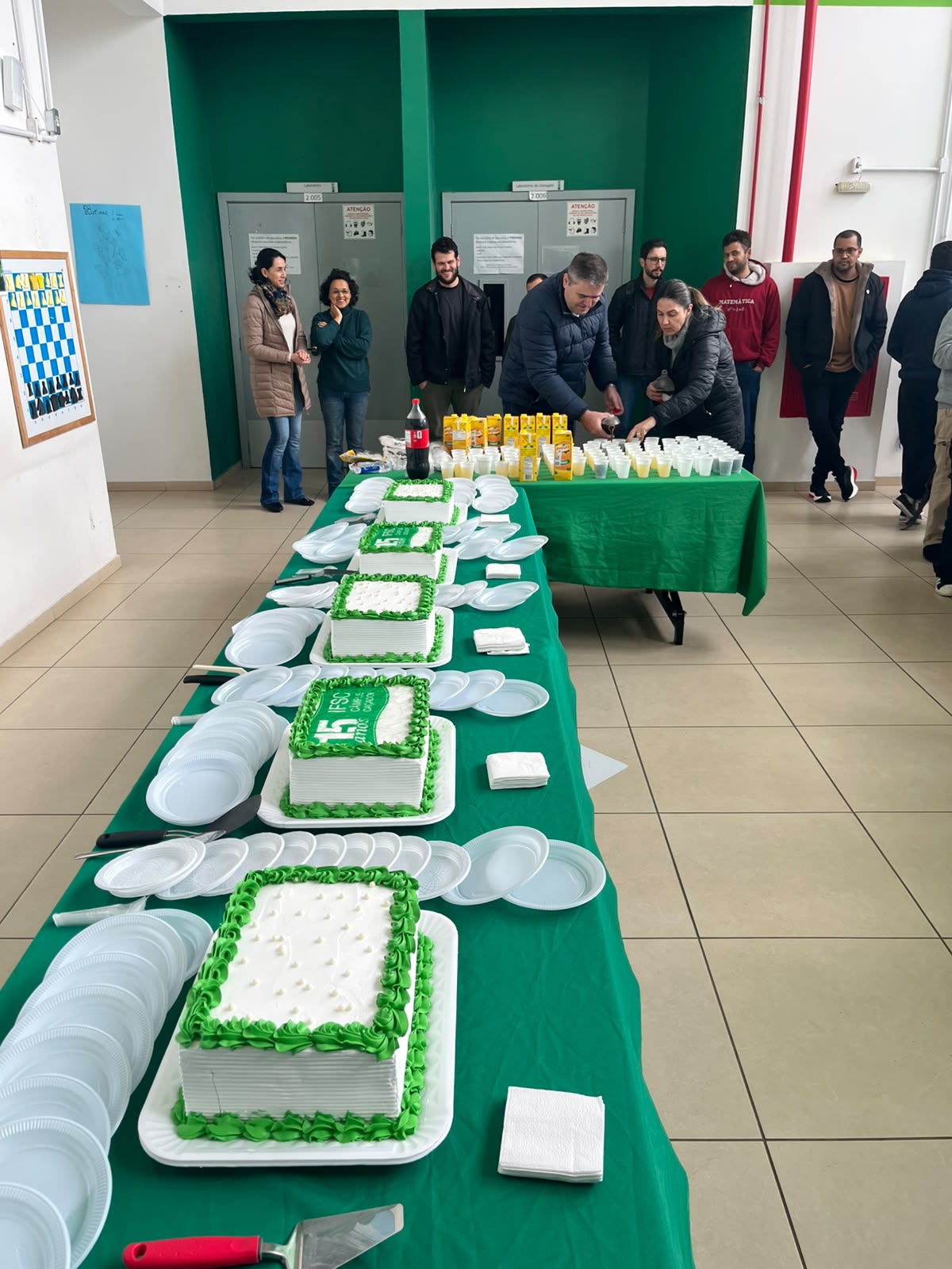 Comemoração no período matutino