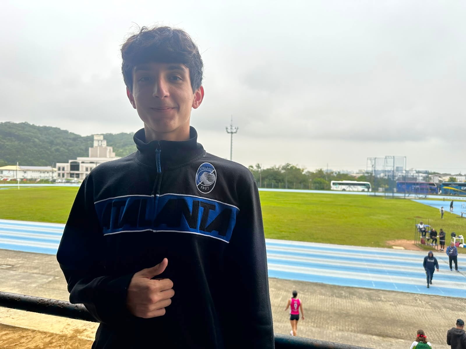 Luigi tem 17 anos e está concluindo neste mês de junho seu período de dez meses no Brasil