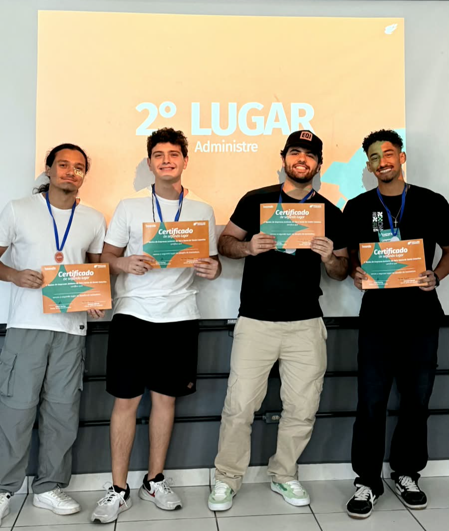 Equipe vencedora do segundo lugar hackaton 2026