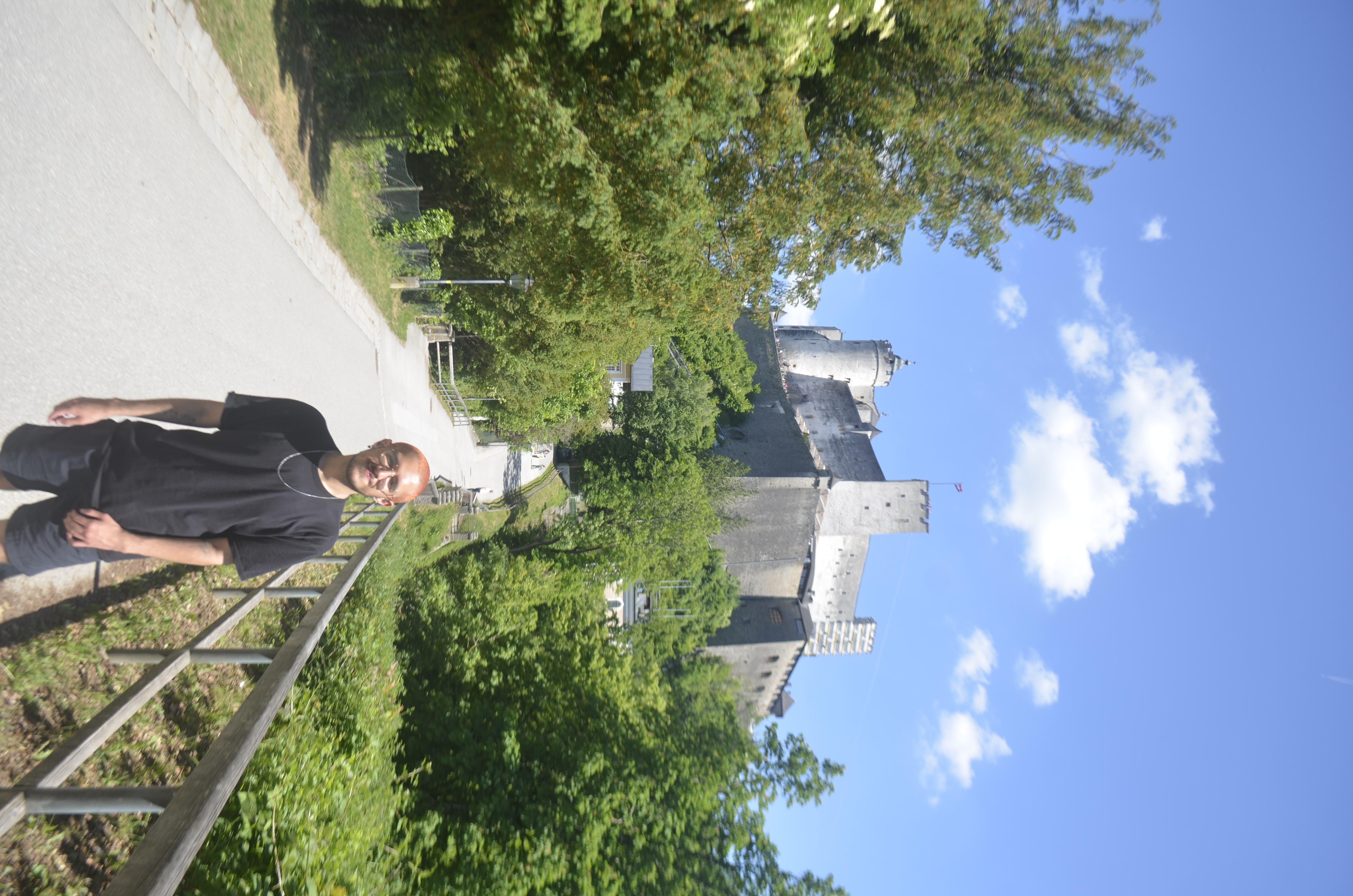 O aluno aproveitou para conhecer outros países, como a Áustria.