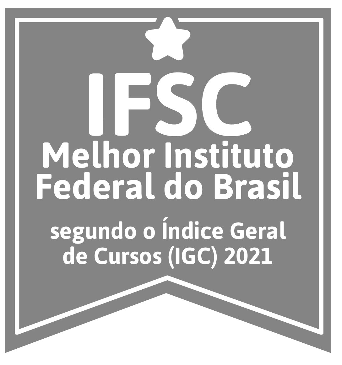 IFSC, melhor instituto Federal do País